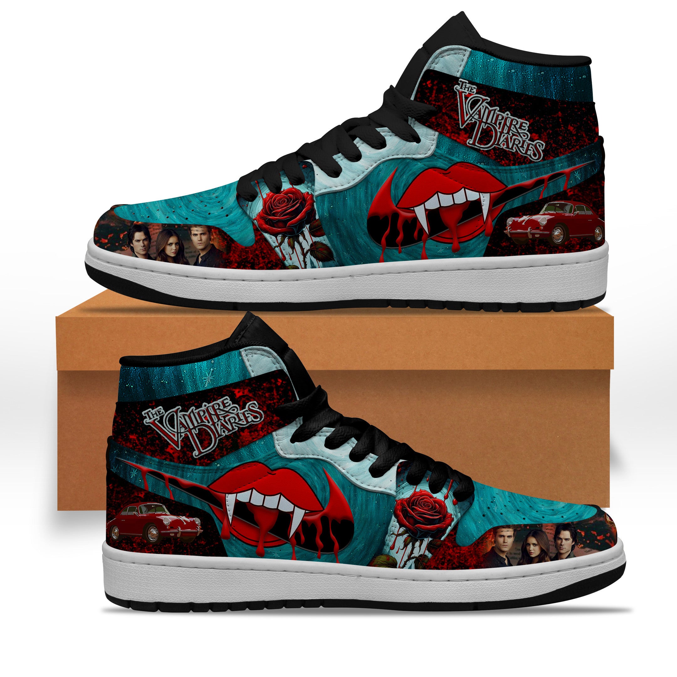 Ideafootwear The Vampire Diaries AJ1 High Sneakers Shoes For Men And Women 1