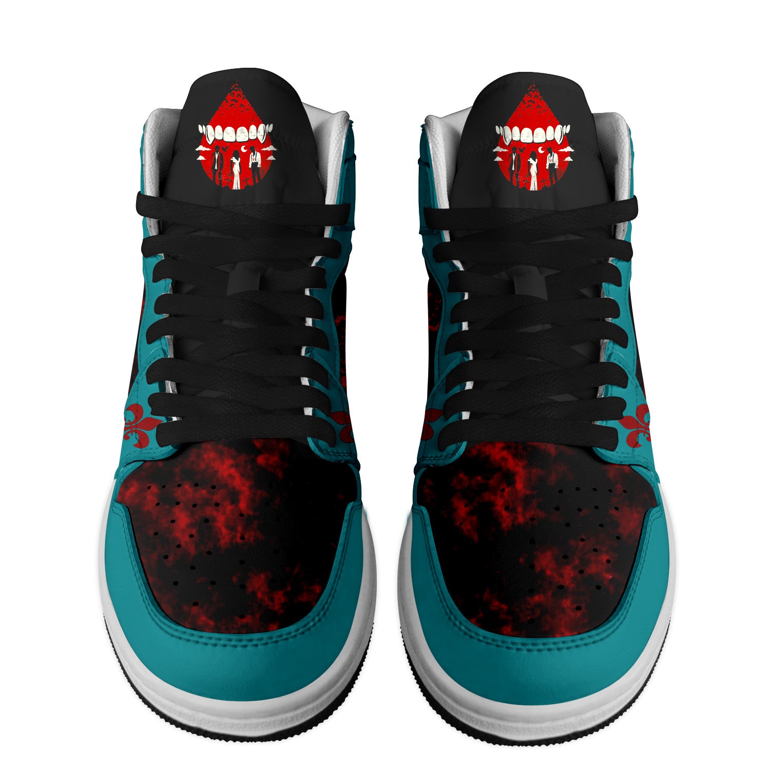 Ideafootwear The Vampire Diaries AJ1 High Sneakers Shoes For Men And Women 2