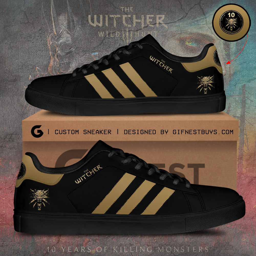 Ideafootwear The Witcher 3: Wild Hunt Skate Stan Shoes Sneakes For Men And Women 1