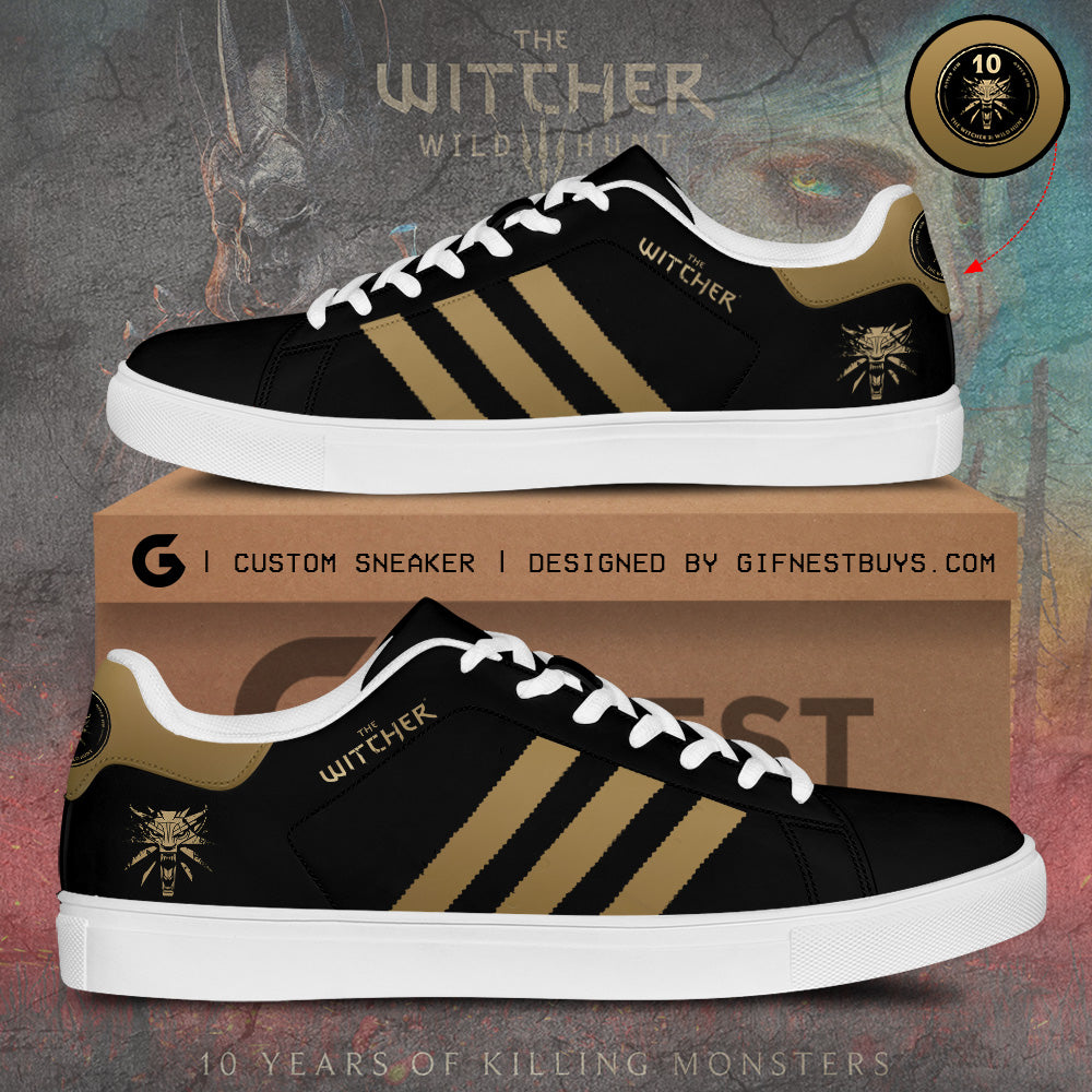 Ideafootwear The Witcher 3: Wild Hunt Skate Stan Shoes Sneakes For Men And Women 1