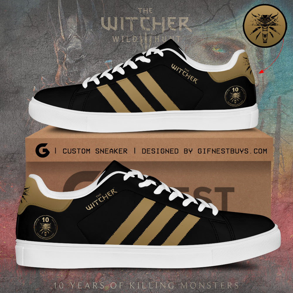 Ideafootwear The Witcher 3: Wild Hunt Skate Stan Shoes Sneakes For Men And Women 2