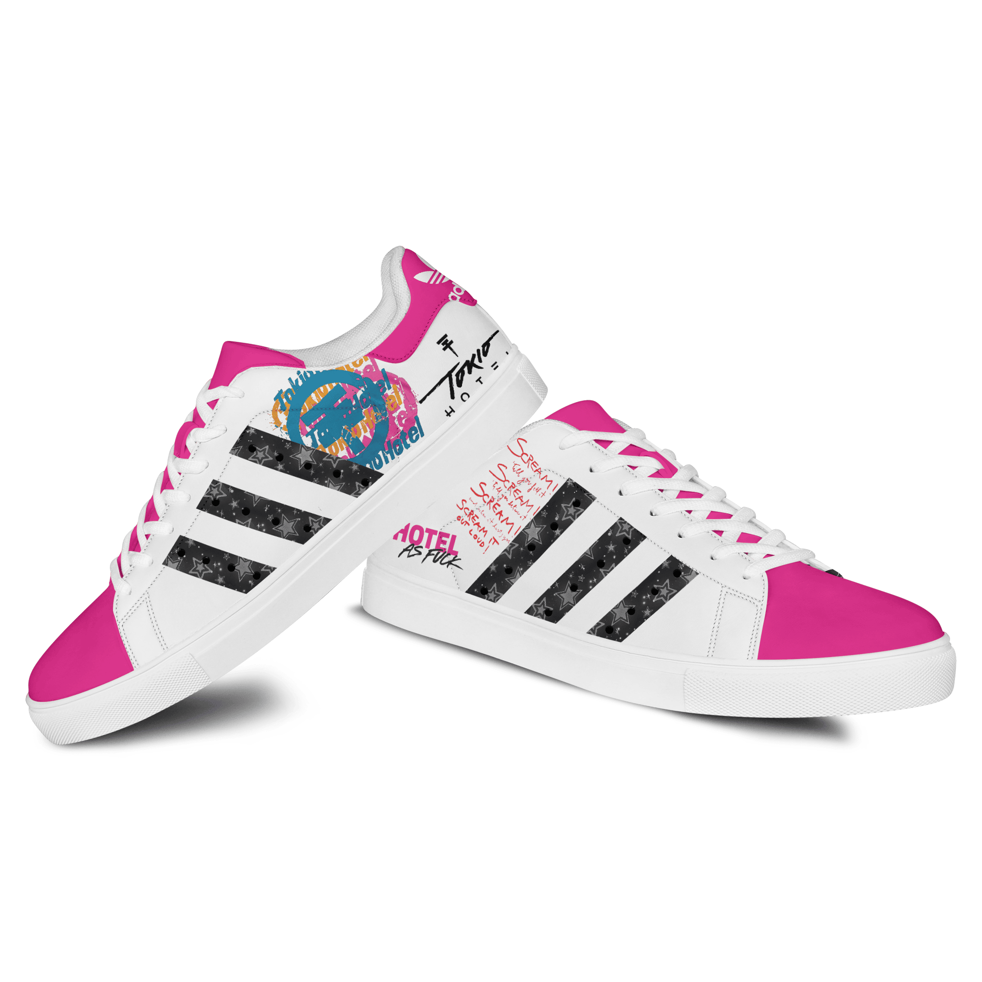 Ideafootwear Tokio Hotel Skate Stan Shoes Sneakes For Men And Women 1