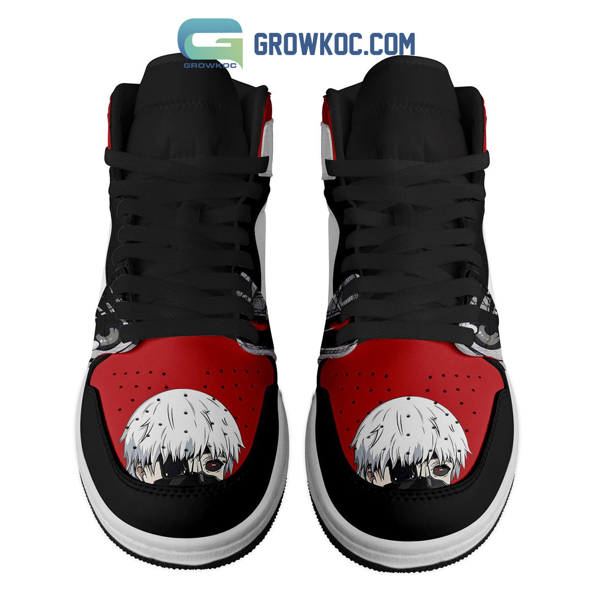 Ideafootwear Tokyo Ghoul AJ1 High Sneakers Shoes For Men And Women 1