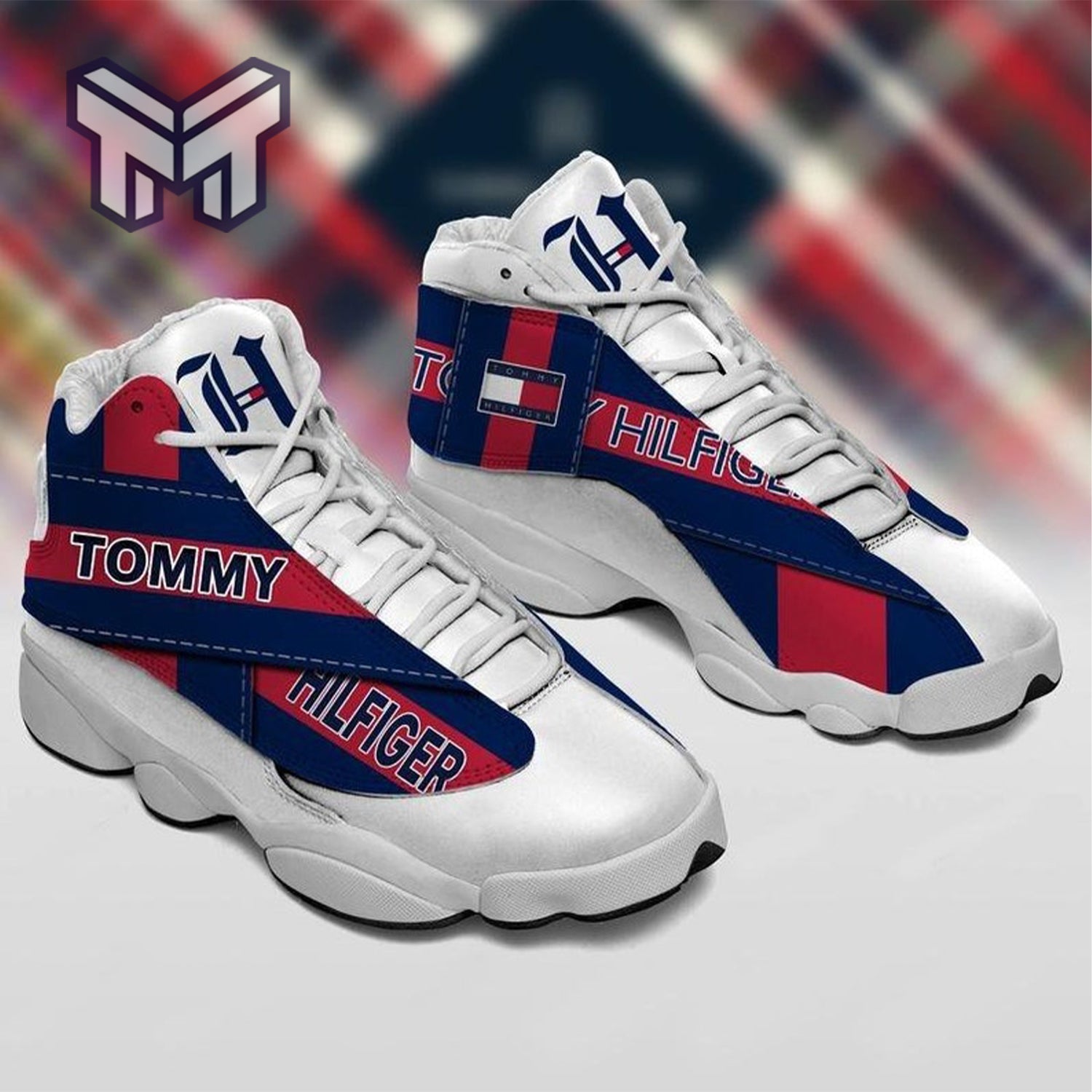 Ideafootwear Tommy Hilfiger AJ13 Sneakers Shoes For Men And Women 1