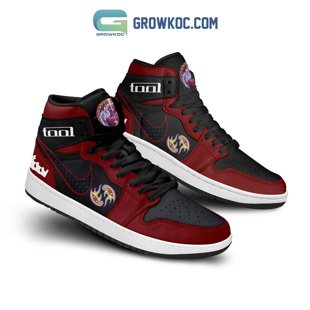 Ideafootwear Tool AJ1 High Sneakers Shoes For Men And Women 1