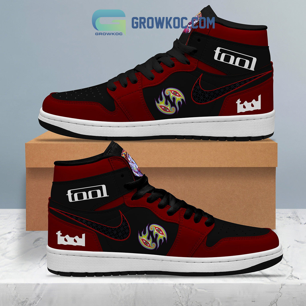 Ideafootwear Tool AJ1 High Sneakers Shoes For Men And Women 1