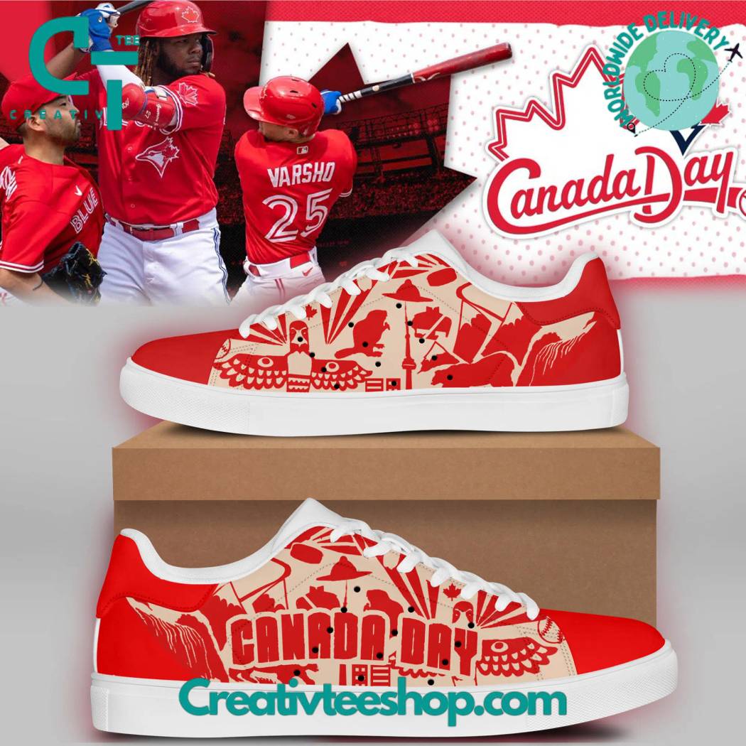Ideafootwear Toronto Blue Jays Skate Stan Shoes Sneakes For Men And Women 1