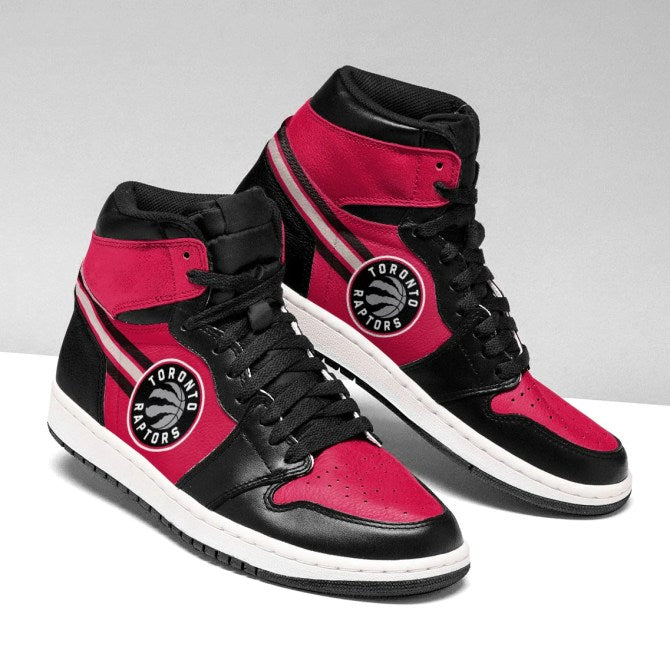 Ideafootwear Toronto Raptors NBA AJ1 High Sneakers Shoes For Men And Women 7