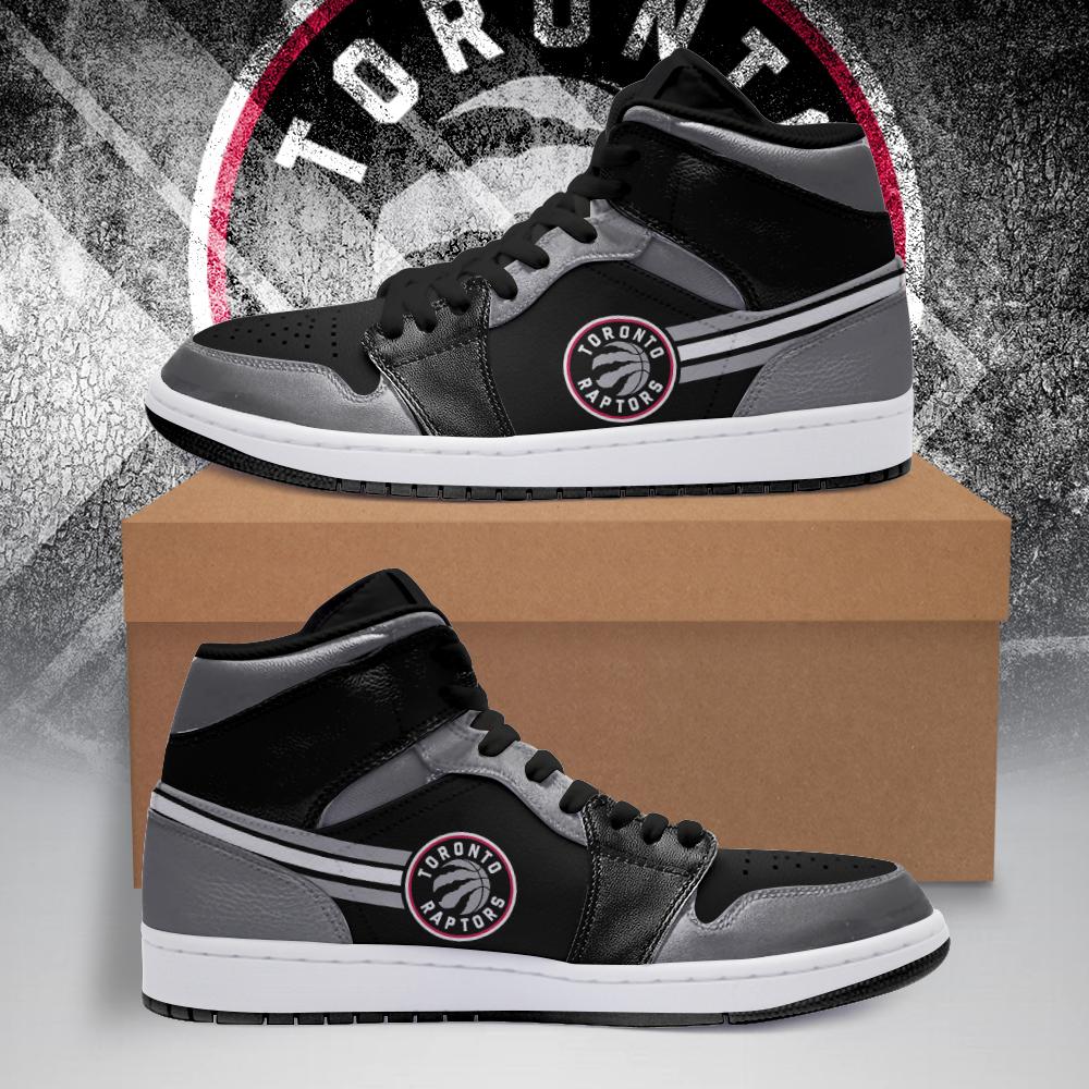 Ideafootwear Toronto Raptors NBA AJ1 High Sneakers Shoes For Men And Women 4