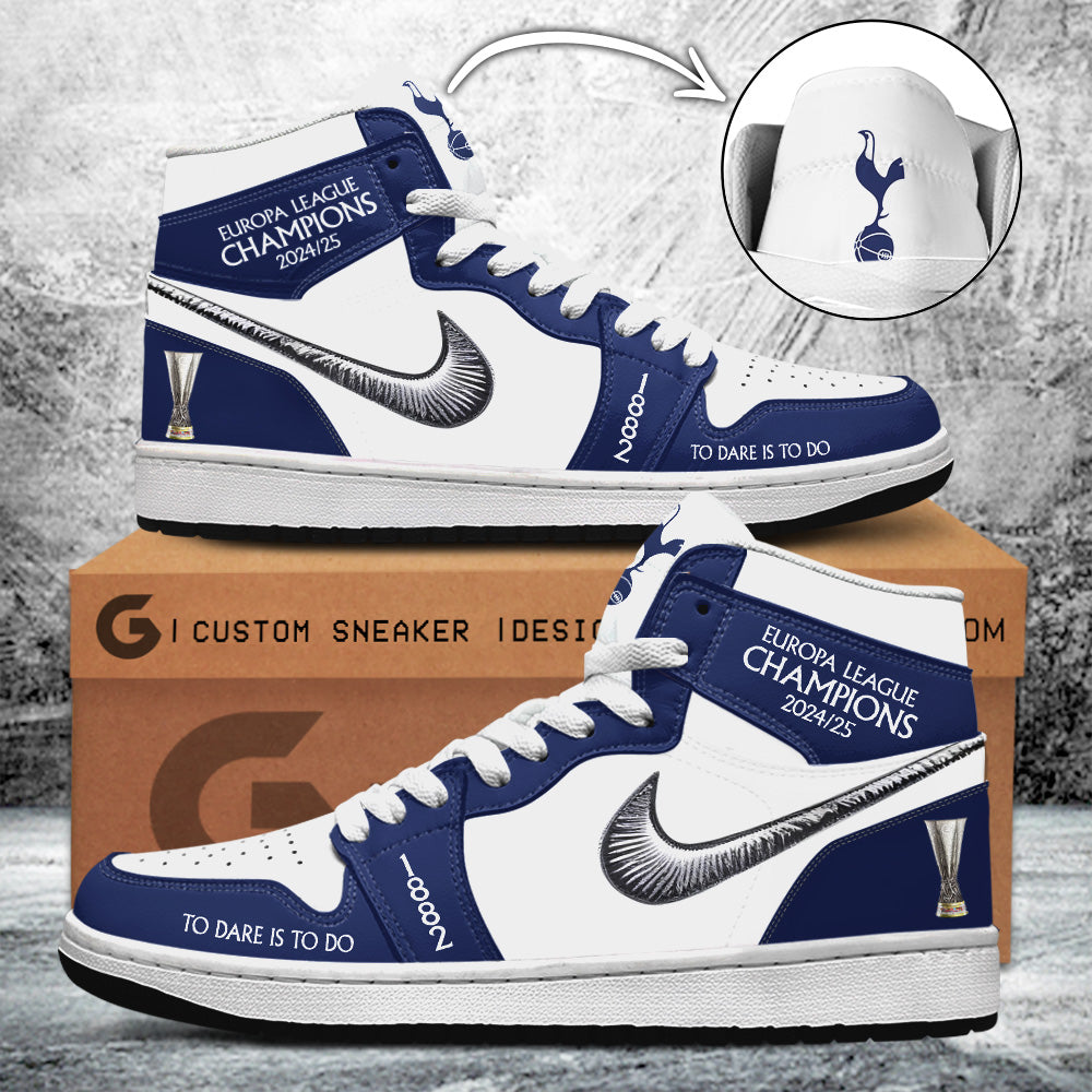 Ideafootwear Tottenham Hotspur FC AJ1 High Sneakers Shoes For Men And Women 1