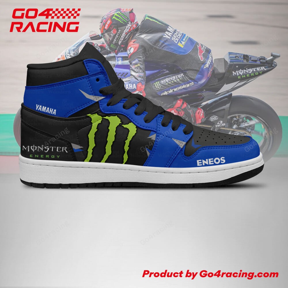 Ideafootwear Trackhouse Racing Aprilia AJ1 High Sneakers Shoes For Men And Women 2
