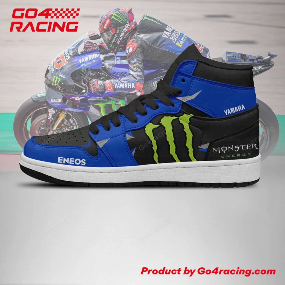 Ideafootwear Trackhouse Racing Aprilia AJ1 High Sneakers Shoes For Men And Women 2