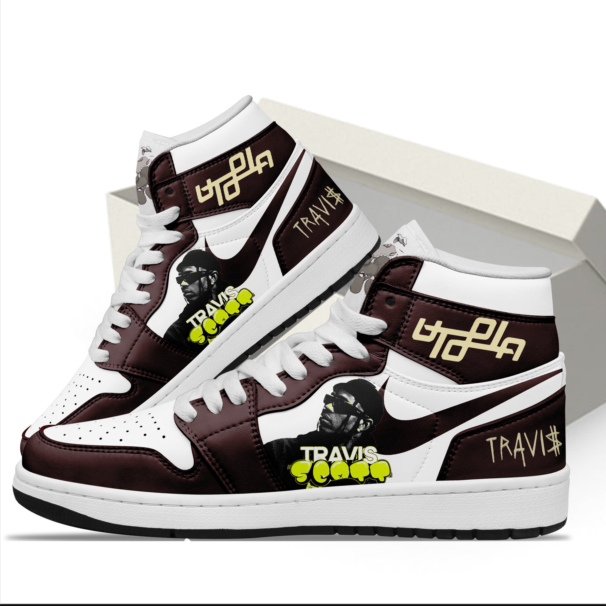 Ideafootwear Travis Scott AJ1 High Sneakers Shoes For Men And Women 3
