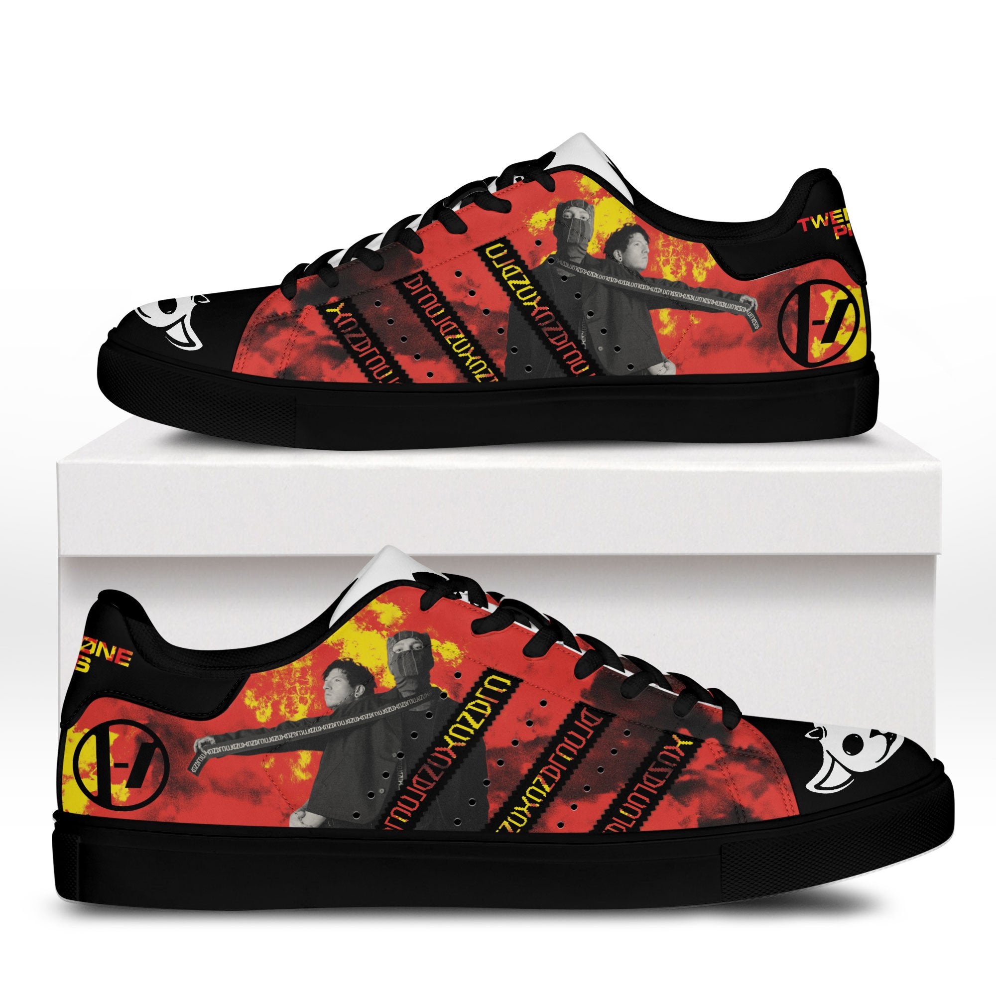 Ideafootwear Twenty One Pilots Skate Stan Shoes Sneakes For Men And Women 1