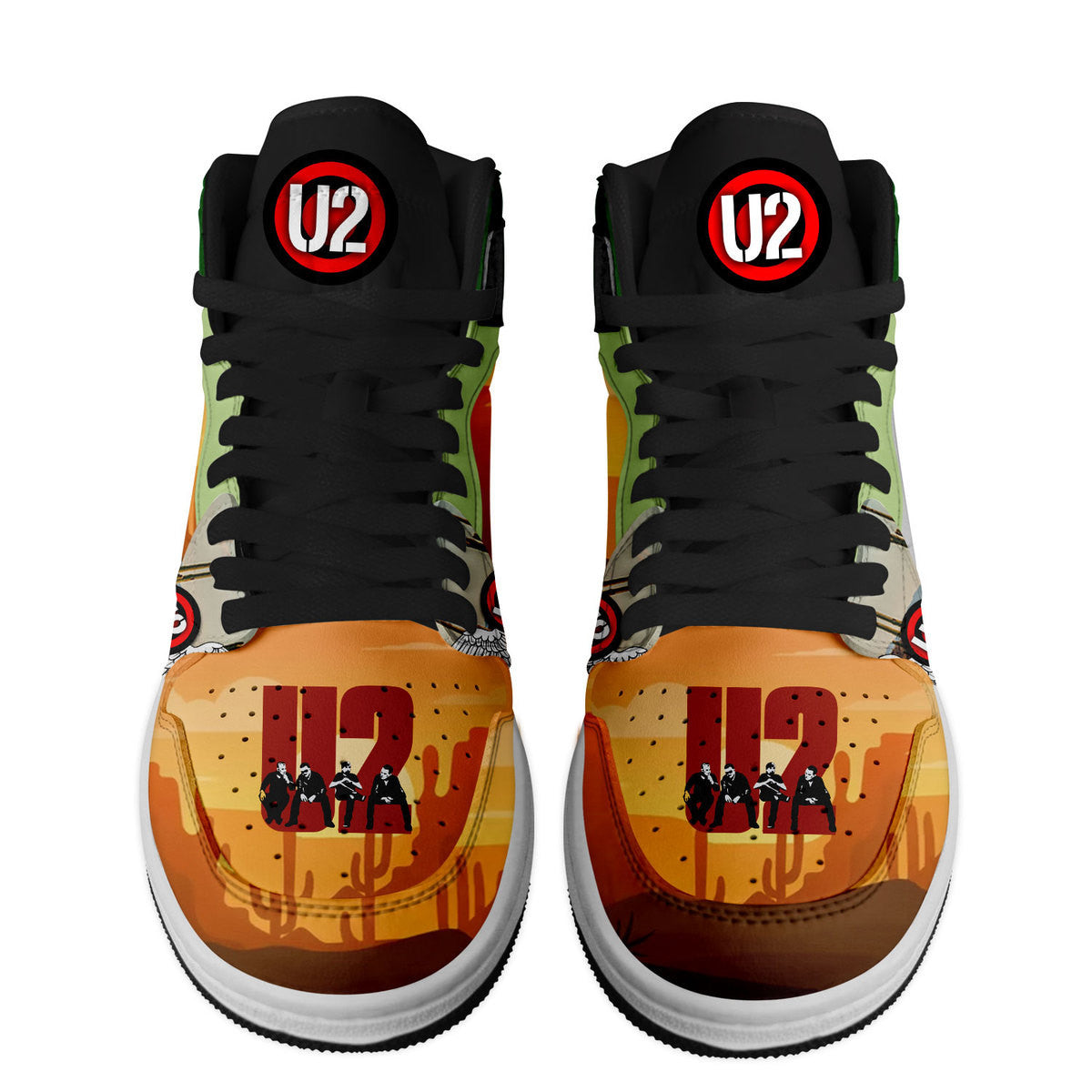Ideafootwear U2 Band AJ1 High Sneakers Shoes For Men And Women 1