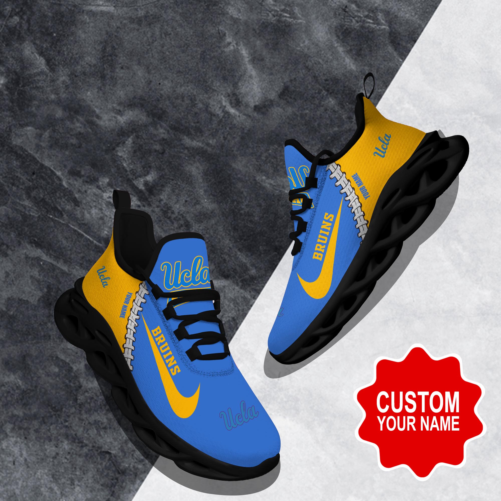 Ideafootwear UCLA Bruins Max Soul Shoes Sneakers For Men And Women 1
