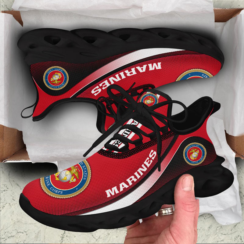 Ideafootwear U.S Marine Corps Max Soul Shoes Sneakers For Men And Women 1
