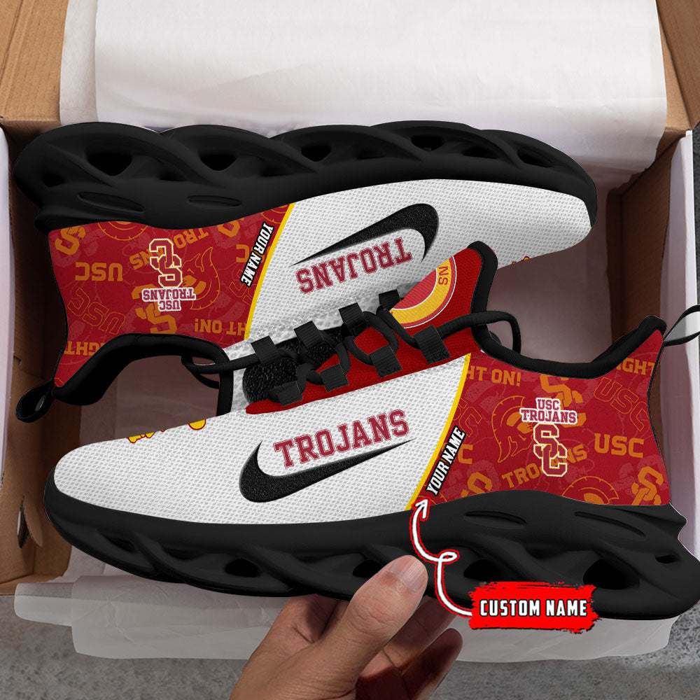 Ideafootwear USC Trojans Max Soul Shoes Sneakers For Men And Women 1