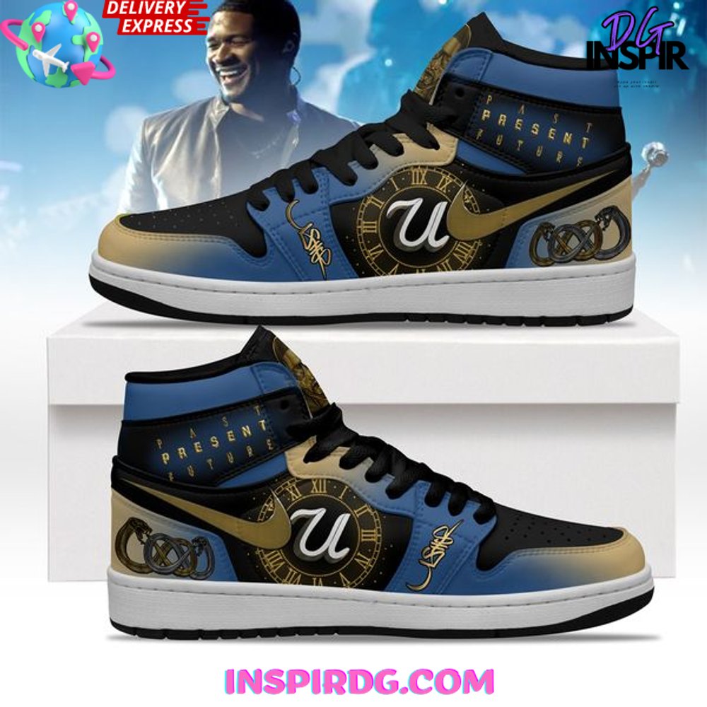 Ideafootwear Usher AJ1 High Sneakers Shoes For Men And Women 2