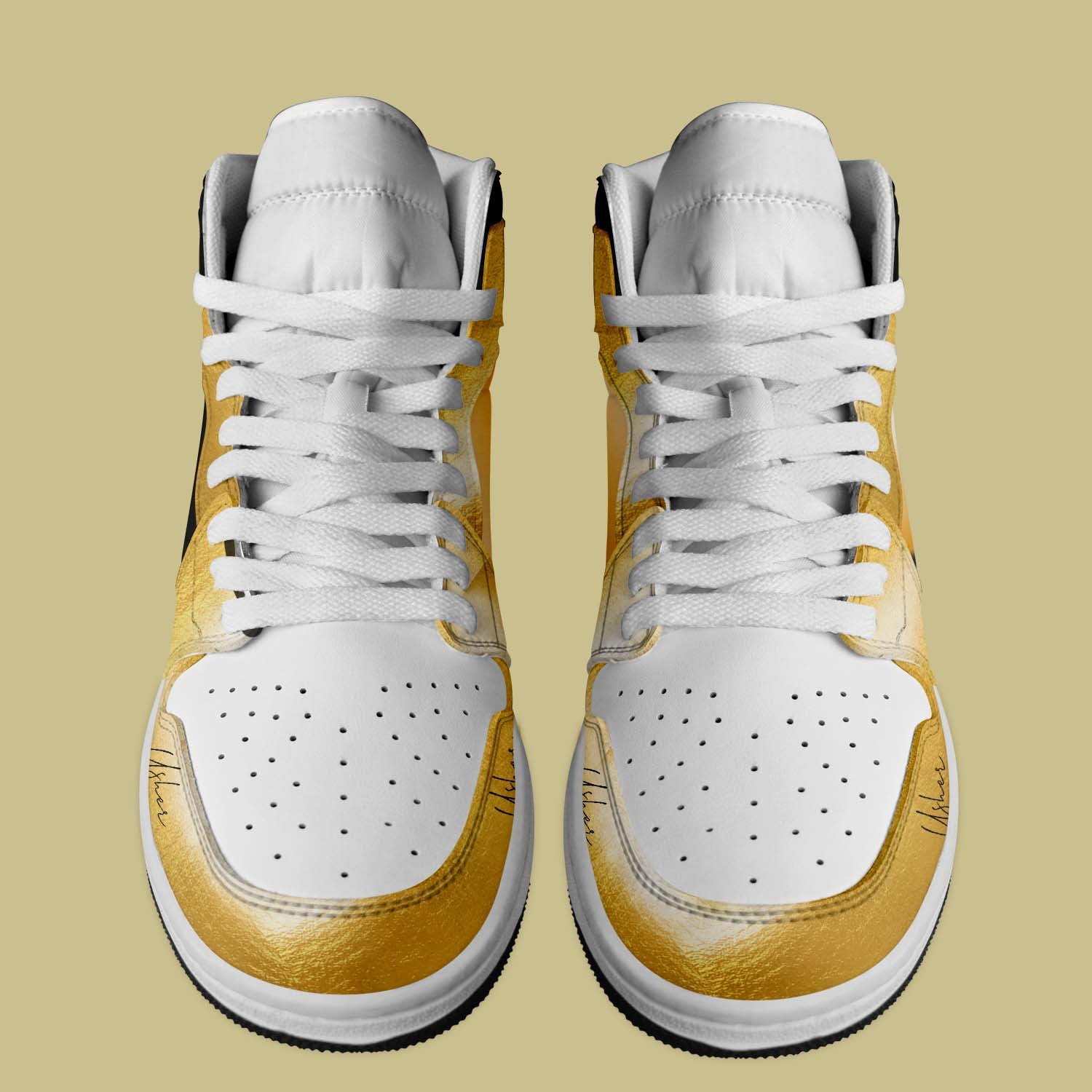 Ideafootwear Usher AJ1 High Sneakers Shoes For Men And Women 5