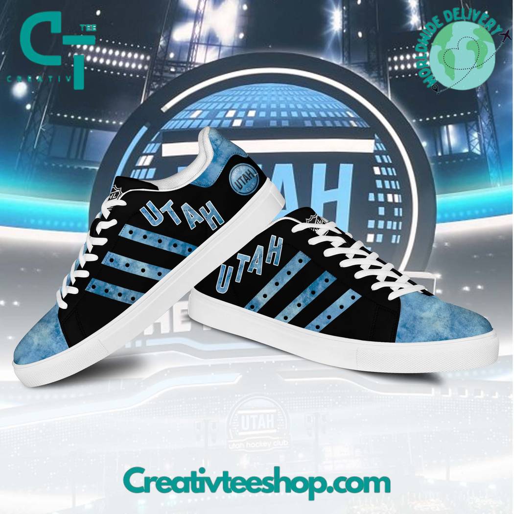 Ideafootwear Utah Hockey Club Skate Stan Shoes Sneakes For Men And Women 1