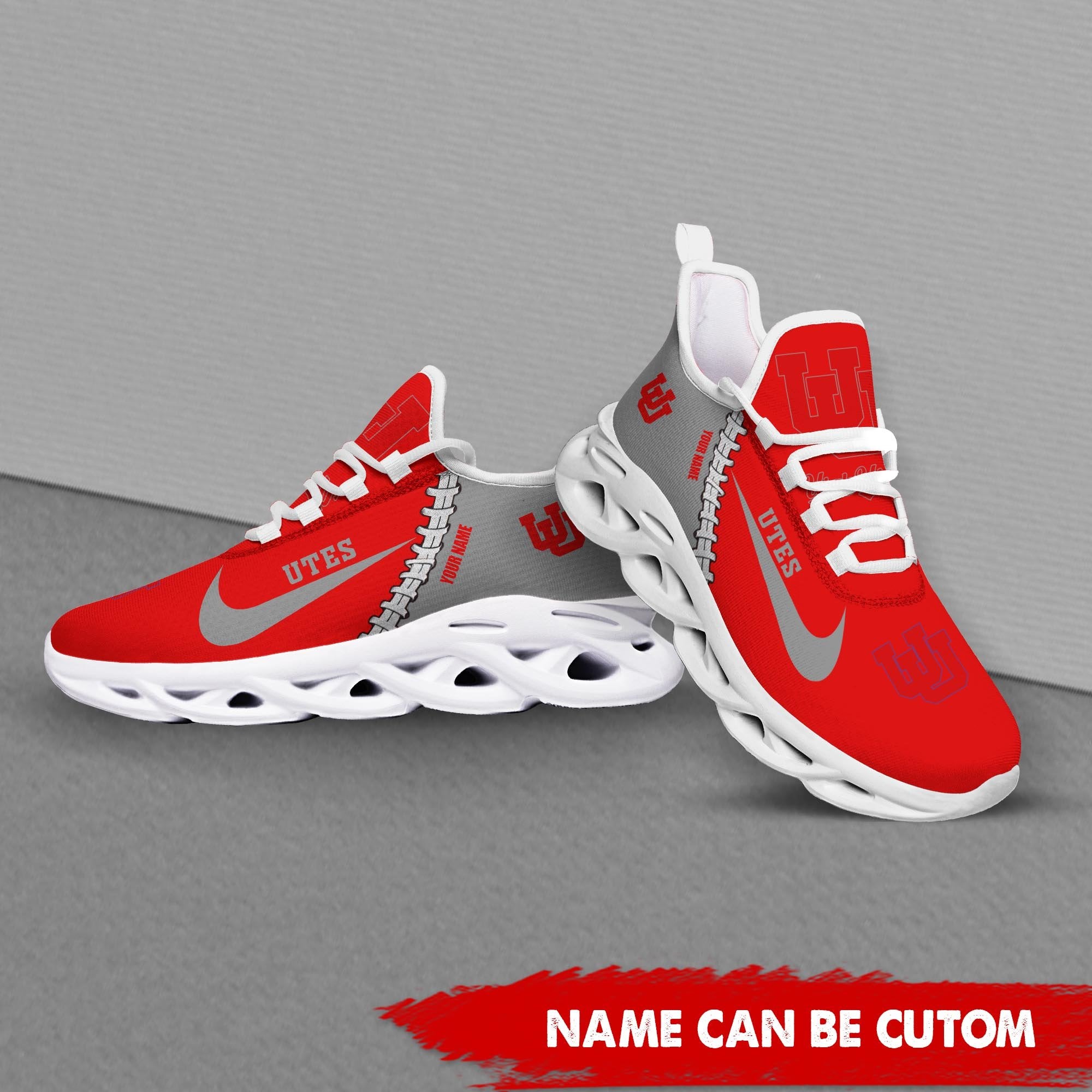 Ideafootwear Utah Utes Max Soul Shoes Sneakers For Men And Women 1