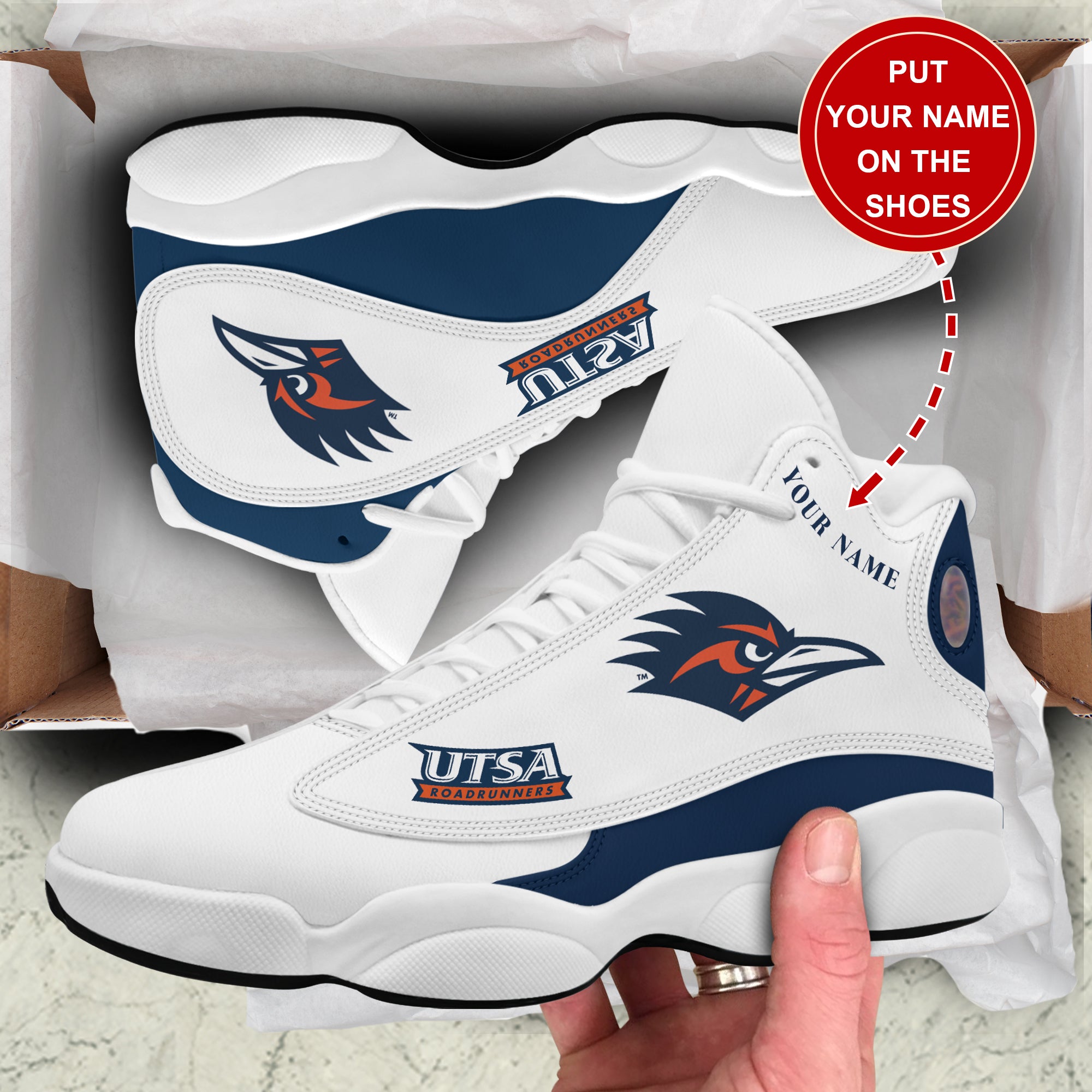 Ideafootwear UTSA Roadrunners AJ13 Sneakers Shoes For Men And Women 1