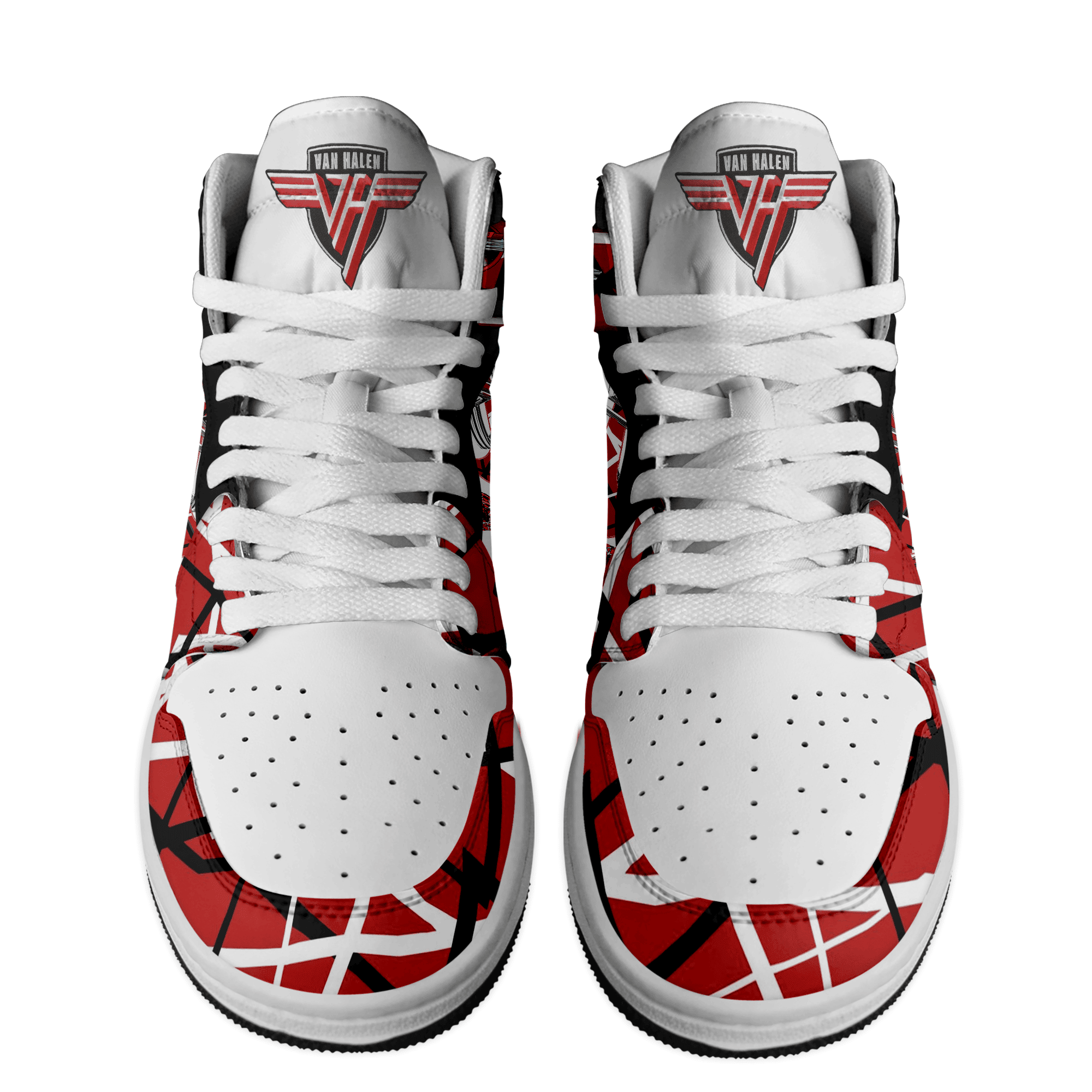 Ideafootwear Van Halen AJ1 High Sneakers Shoes For Men And Women 8