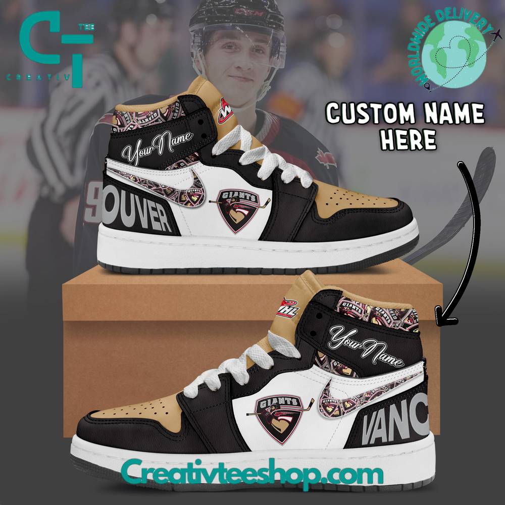 Ideafootwear Vancouver Giants AJ1 High Sneakers Shoes For Men And Women 1