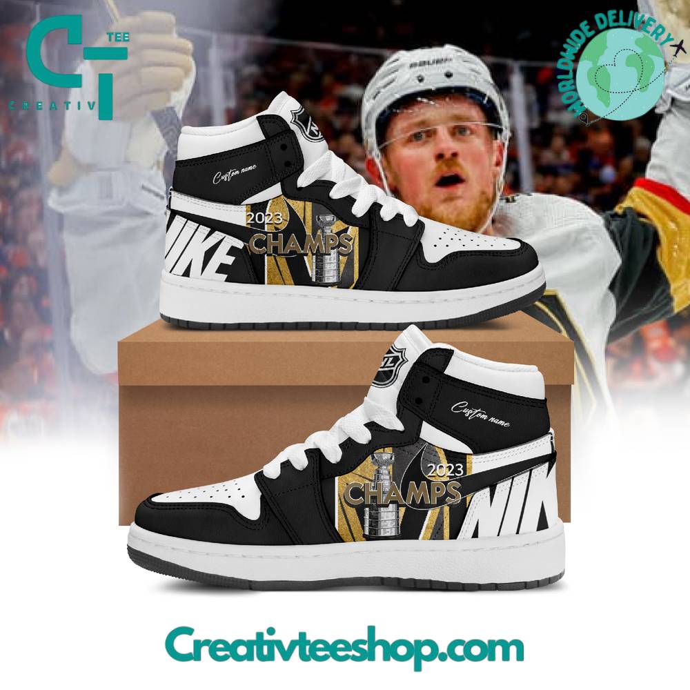 Ideafootwear Vegas Golden Knights AJ1 High Sneakers Shoes For Men And Women 1