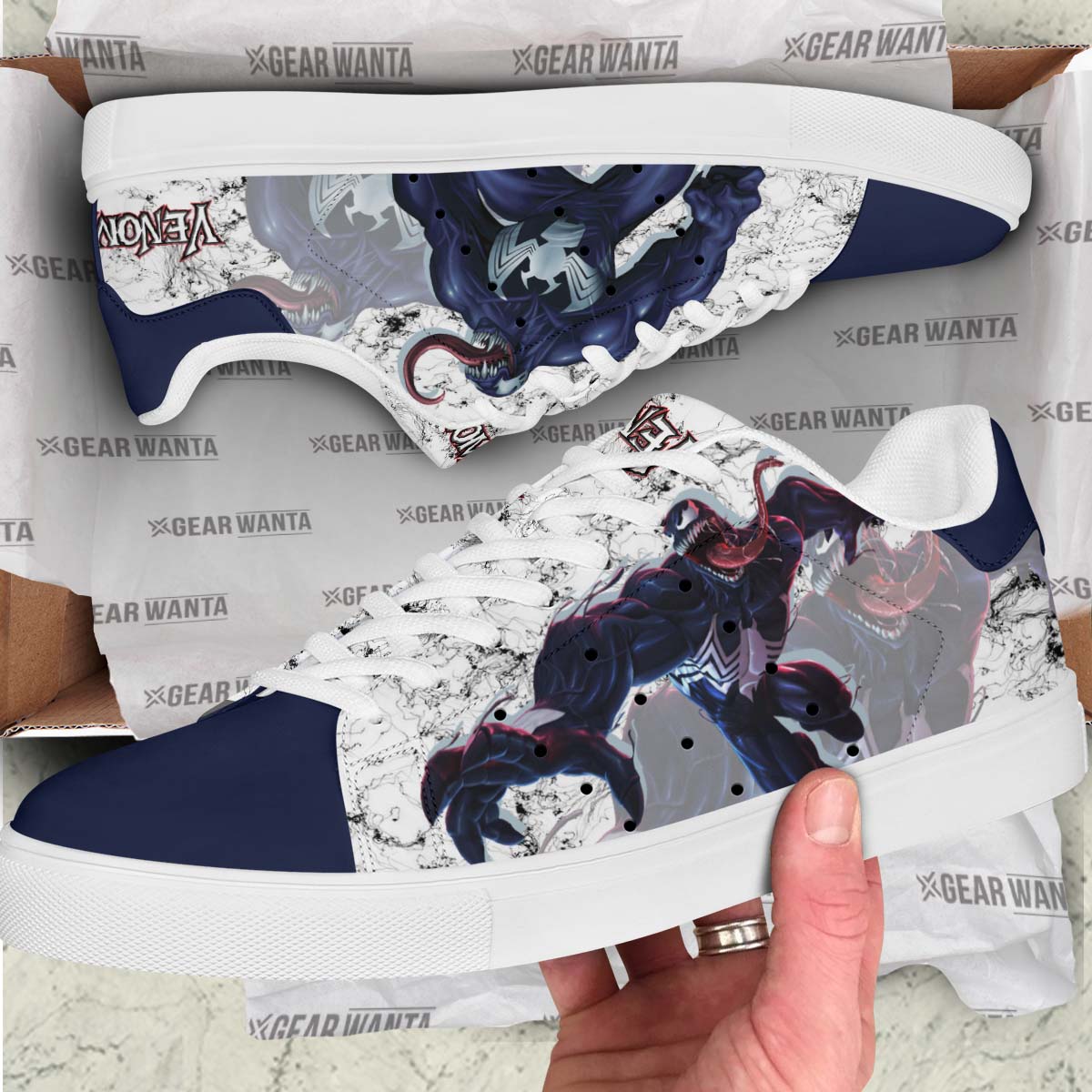 Ideafootwear Venom Air Low-Top Sneakers Shoes For Men And Women 7