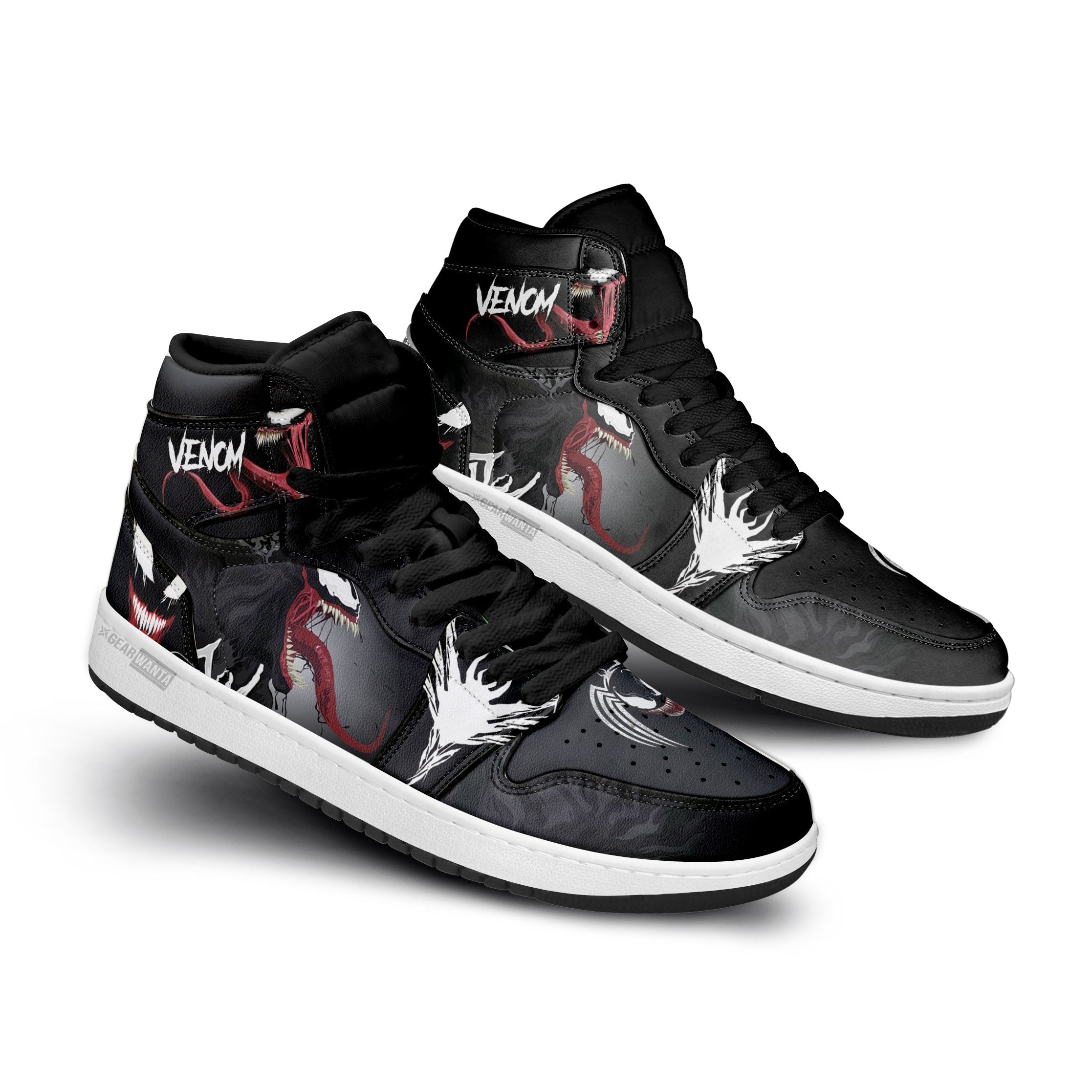 Ideafootwear Venom AJ1 High Sneakers Shoes For Men And Women 36
