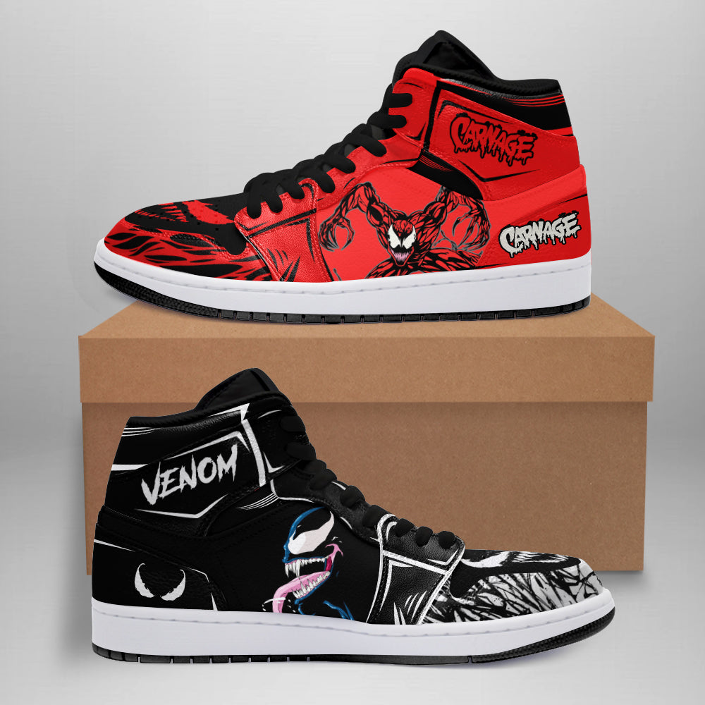 Ideafootwear Venom AJ1 High Sneakers Shoes For Men And Women 56