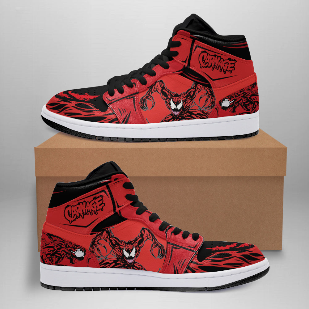 Ideafootwear Venom AJ1 High Sneakers Shoes For Men And Women 23