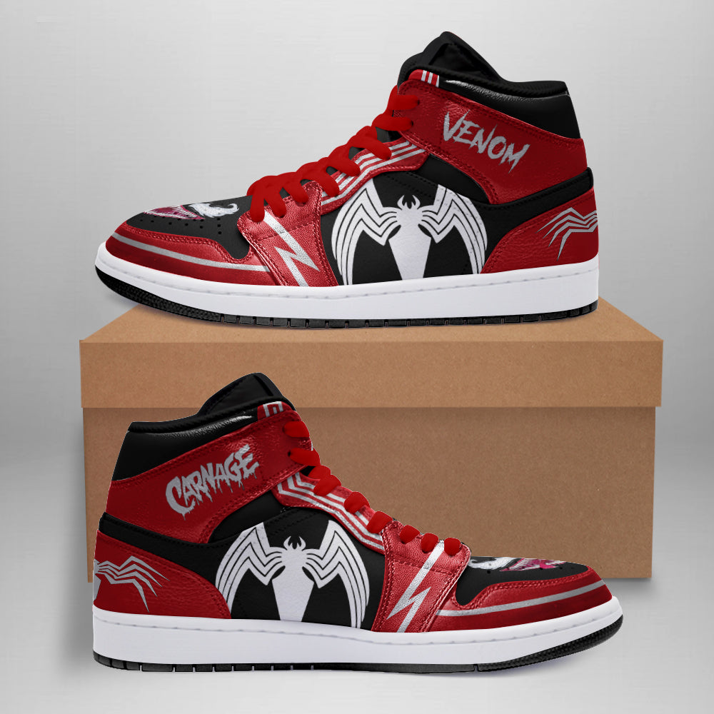 Ideafootwear Venom AJ1 High Sneakers Shoes For Men And Women 46