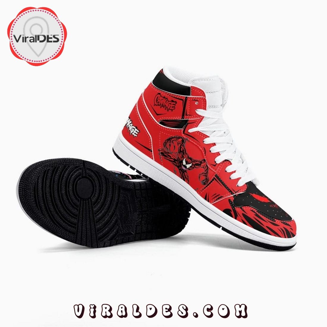 Ideafootwear Venom AJ1 High Sneakers Shoes For Men And Women 28