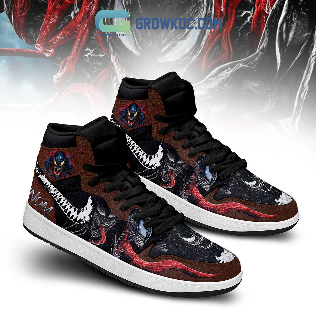 Ideafootwear Venom AJ1 High Sneakers Shoes For Men And Women 63