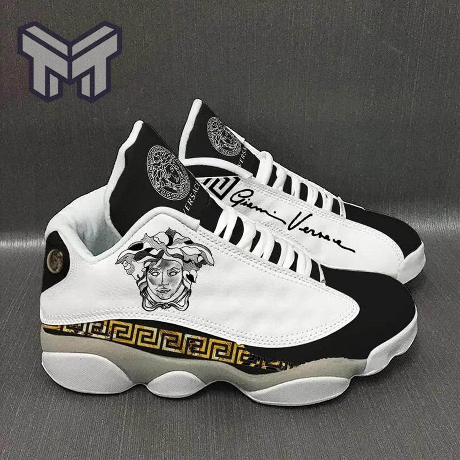 Ideafootwear Versace AJ13 Sneakers Shoes For Men And Women 3