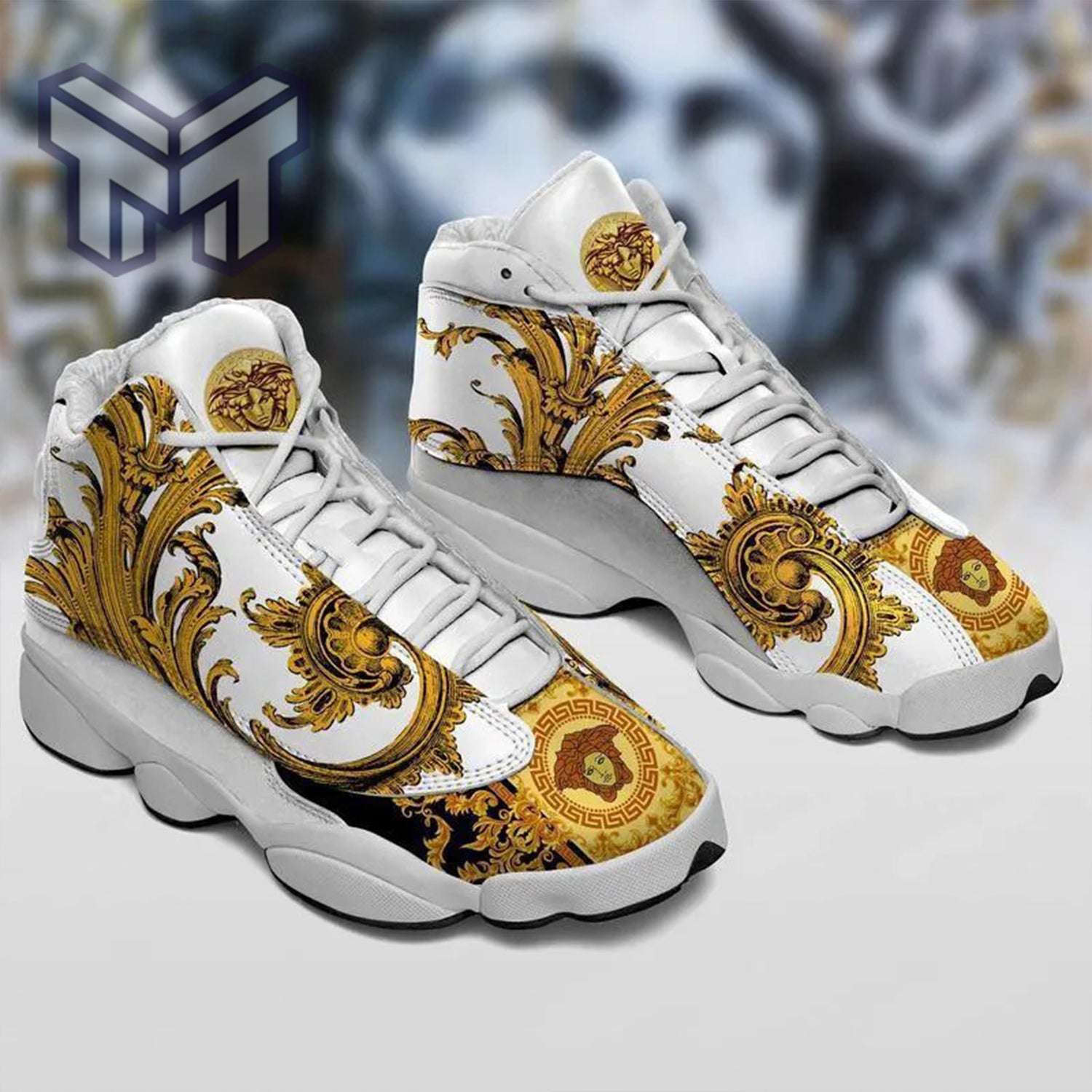 Ideafootwear Versace AJ13 Sneakers Shoes For Men And Women 2