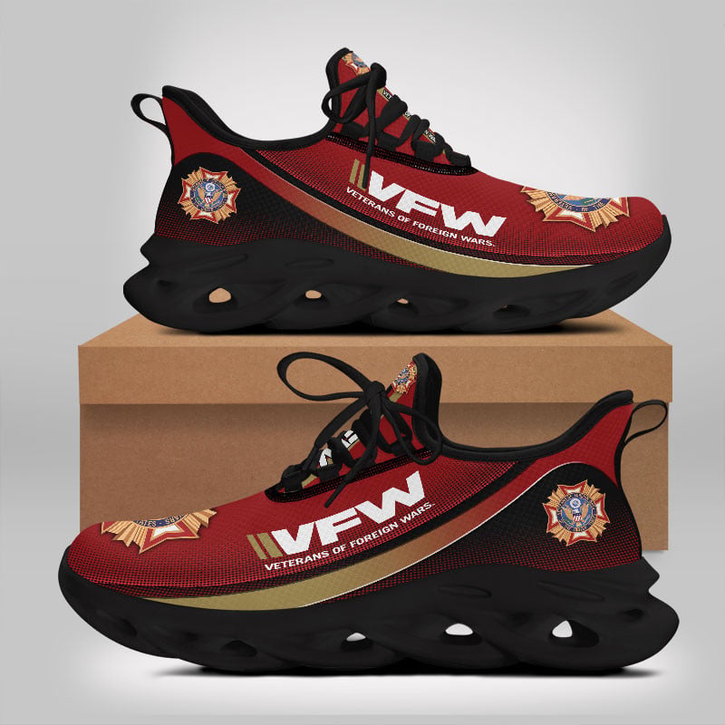 Ideafootwear Veterans of Foreign Wars Max Soul Shoes Sneakers For Men And Women 1