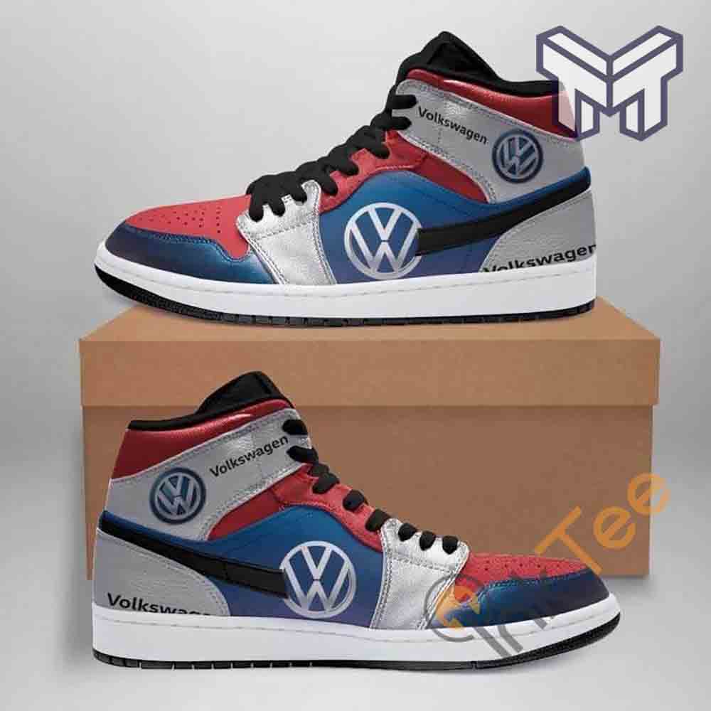 Ideafootwear Volkswagen AJ1 High Sneakers Shoes For Men And Women 2