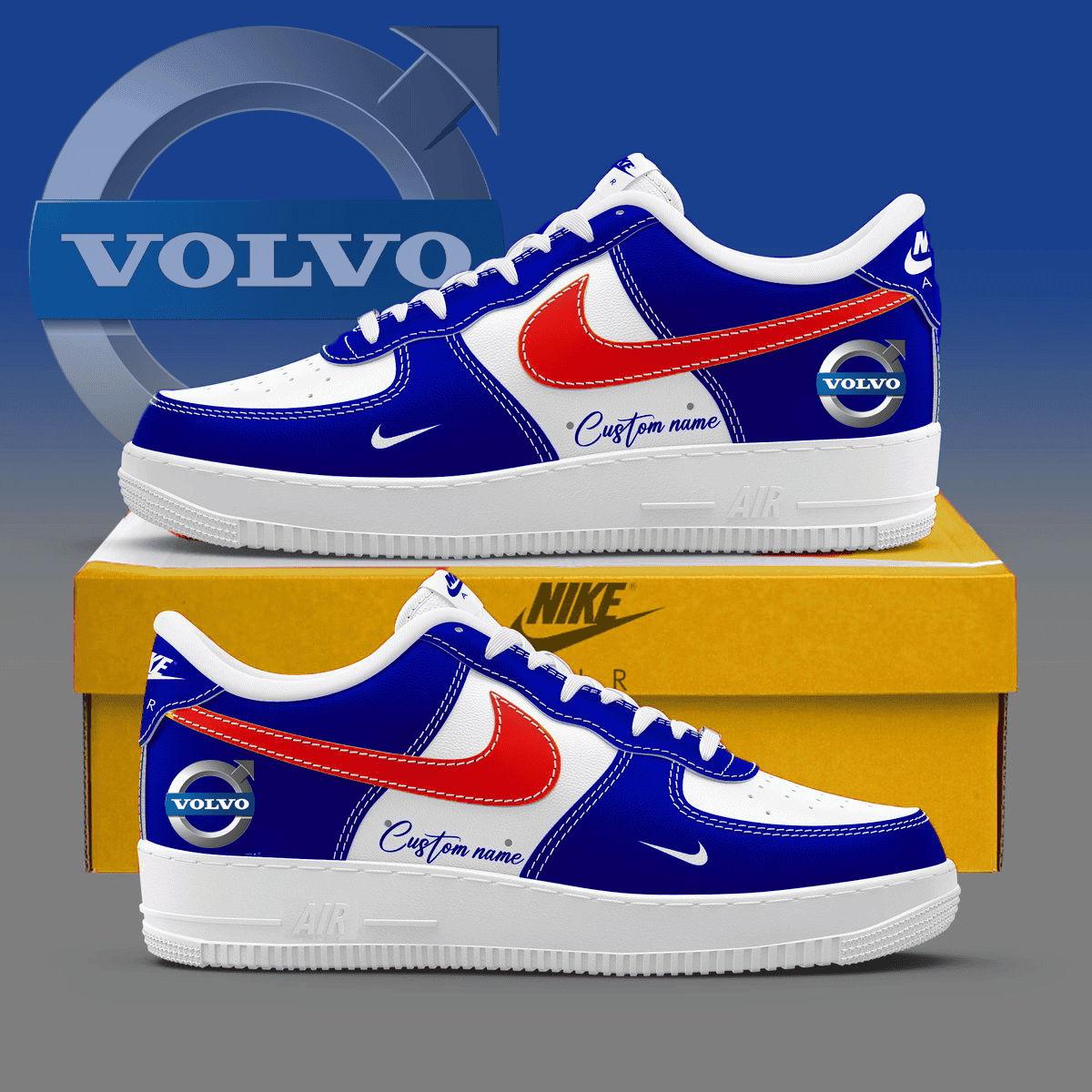 Ideafootwear Volvo Air Low-Top Sneakers Shoes For Men And Women 4