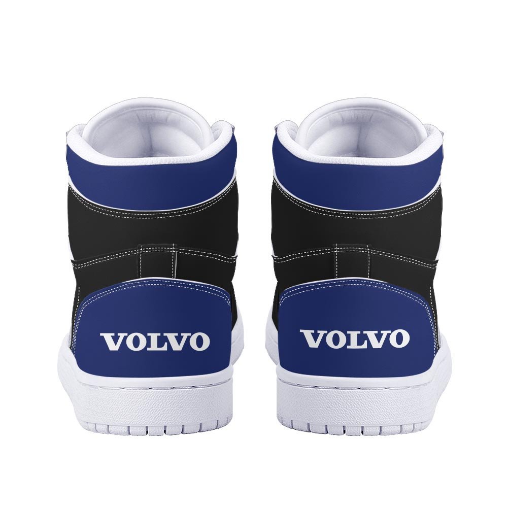 Ideafootwear Volvo Trucks AJ1 High Sneakers Shoes For Men And Women 1