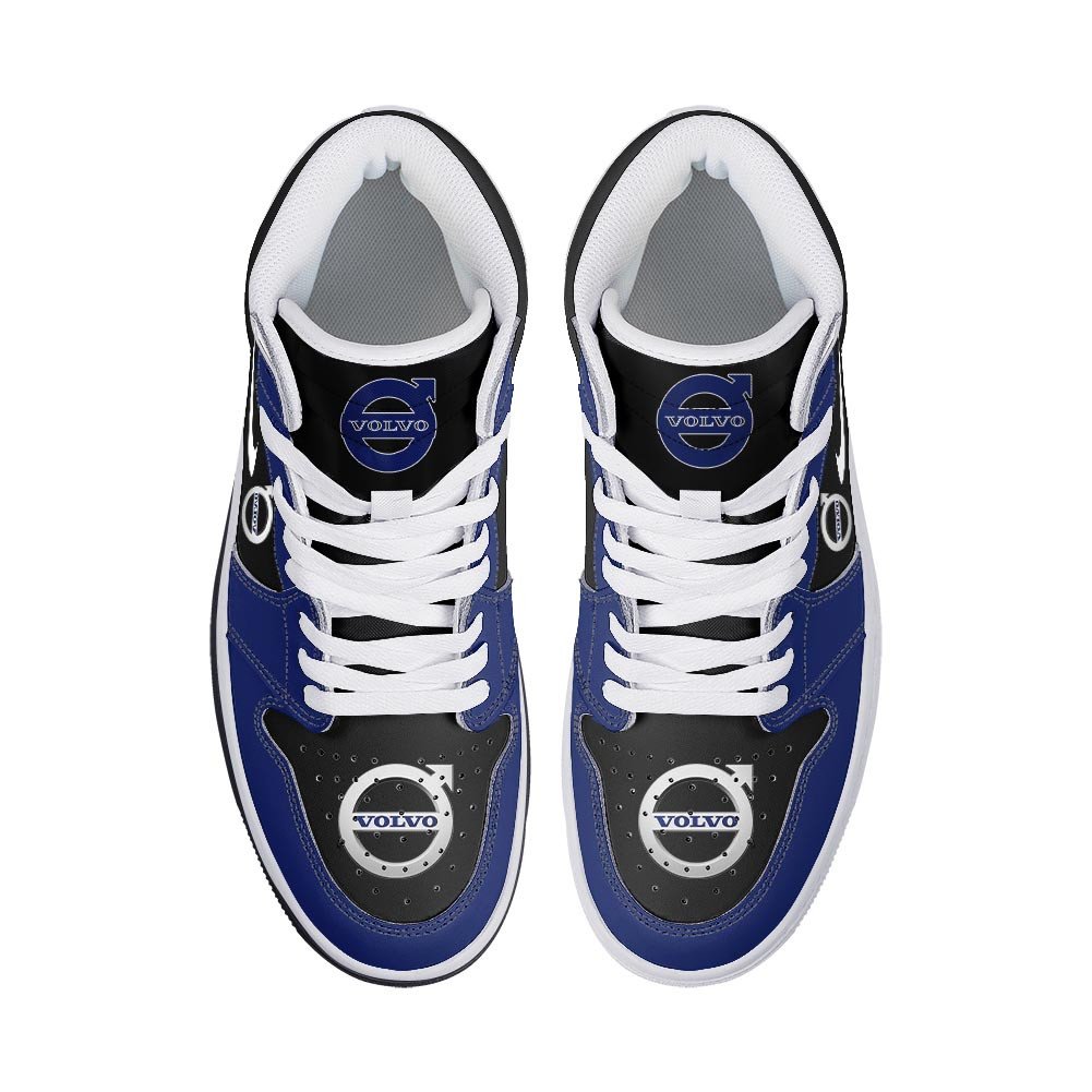 Ideafootwear Volvo Trucks AJ1 High Sneakers Shoes For Men And Women 1