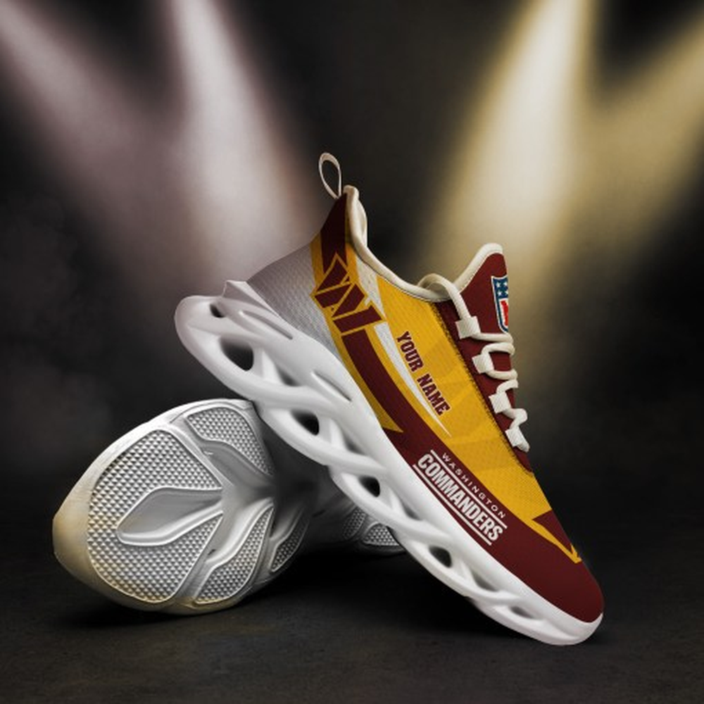 Ideafootwear Washington Commanders Max Soul Shoes Sneakers For Men And Women 1