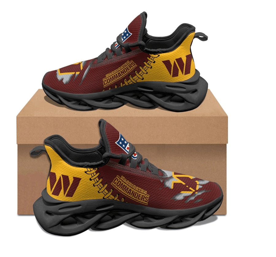 Ideafootwear Washington Commanders Max Soul Shoes Sneakers For Men And Women 4