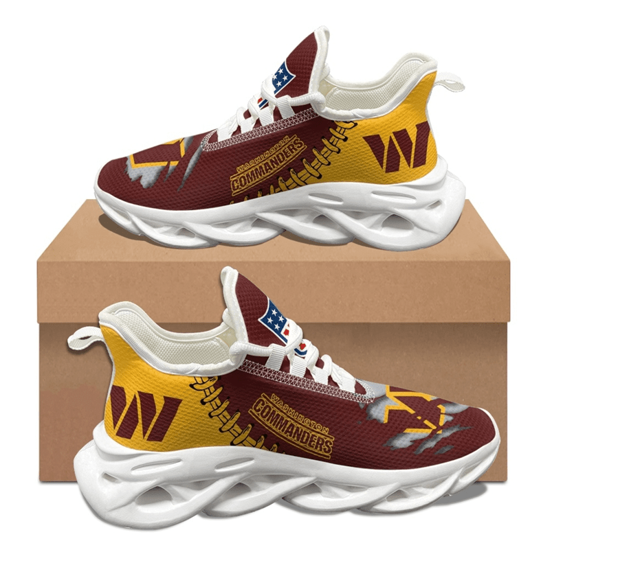 Ideafootwear Washington Commanders Max Soul Shoes Sneakers For Men And Women 3