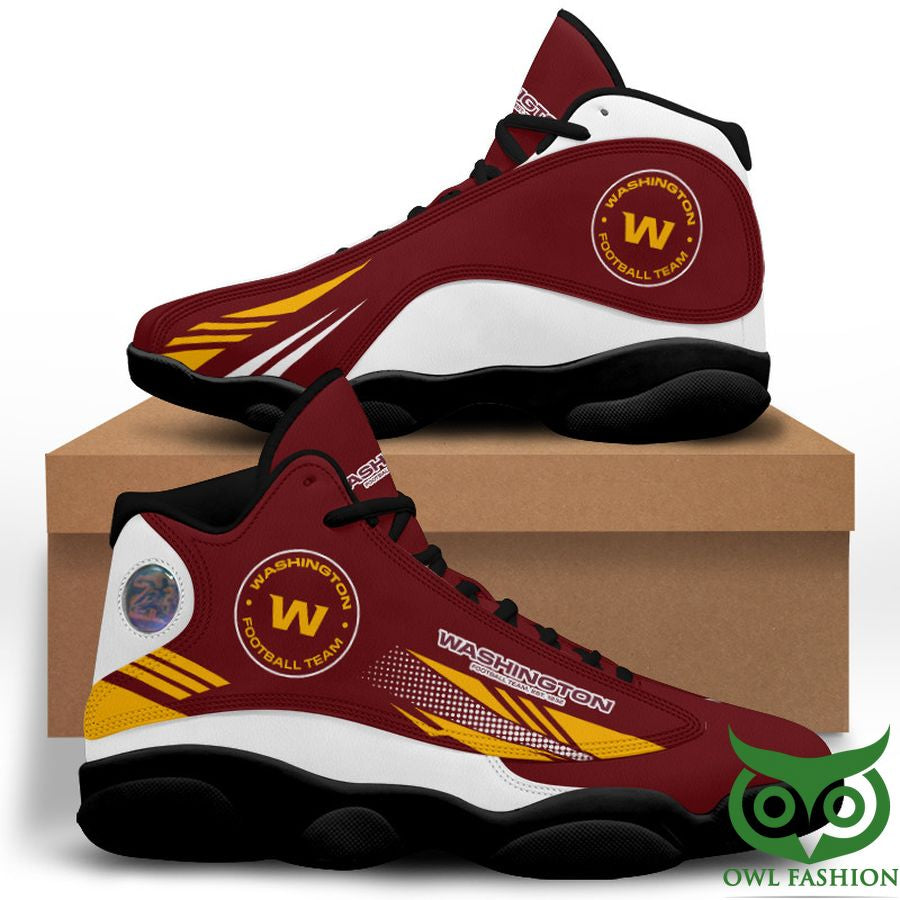 Ideafootwear Washington Football Team AJ13 Sneakers Shoes For Men And Women 1