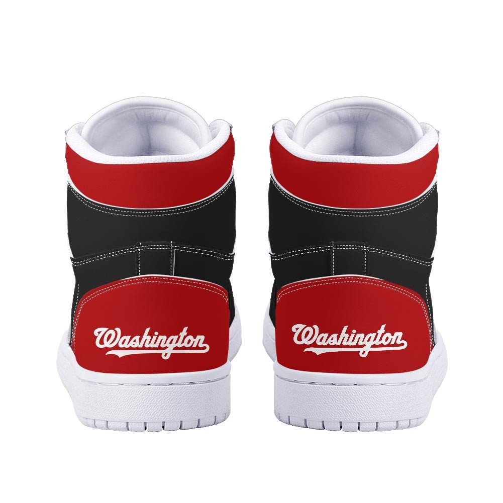 Ideafootwear Washington Nationals AJ1 High Sneakers Shoes For Men And Women 2