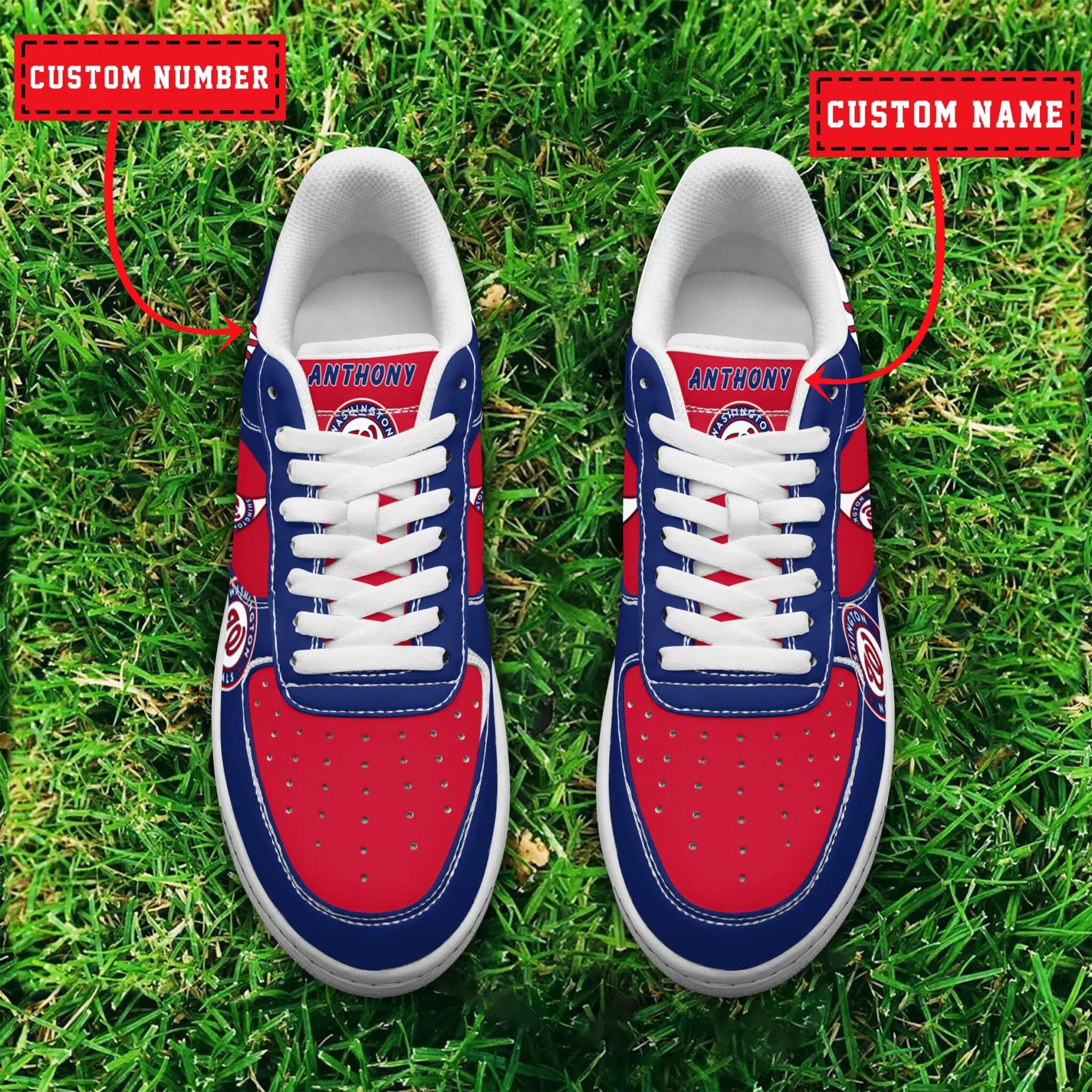 Ideafootwear Washington Nationals MLB Air Low-Top Sneakers Shoes For Men And Women 1